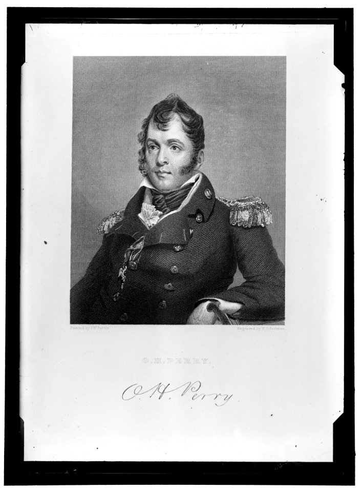 PERRY, OLIVER HAZARD, COMMODORE, U.S.N. ENGRAVED PORTRAIT LCCN2016867445