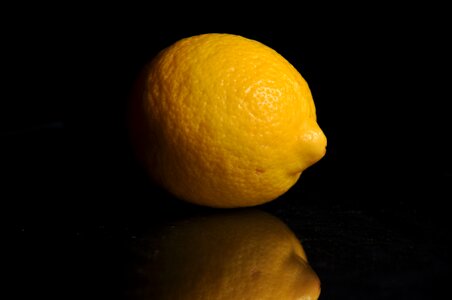 Table yellow black background