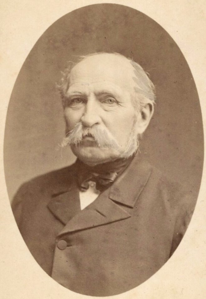 Peter Frederik Steinmann 1812-1894 by Hansen & Weller 1882
