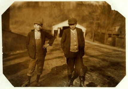 Peter Pluta (right hand boy), 2 Bertha Ave. Works in spinning room. Two years there Henry Fritz (left hand), 56 Cheever St. Has worked in spinning room two or three months. LOC nclc.02429
