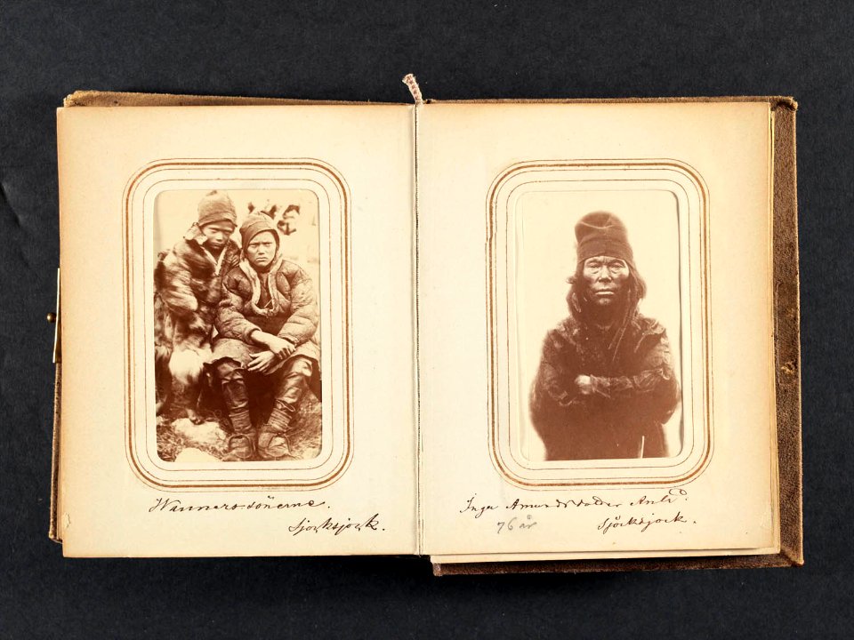 Per och Lotso Vannars söner, Sjokksjokks sameby, Jokkmokks sn. Lotten von Düben 1868 - Nordiska Museet - NMA.0033126 2