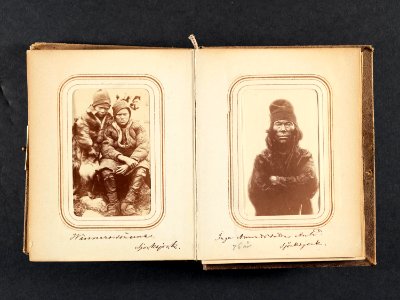 Per och Lotso Vannars söner, Sjokksjokks sameby, Jokkmokks sn. Lotten von Düben 1868 - Nordiska Museet - NMA.0033126 2