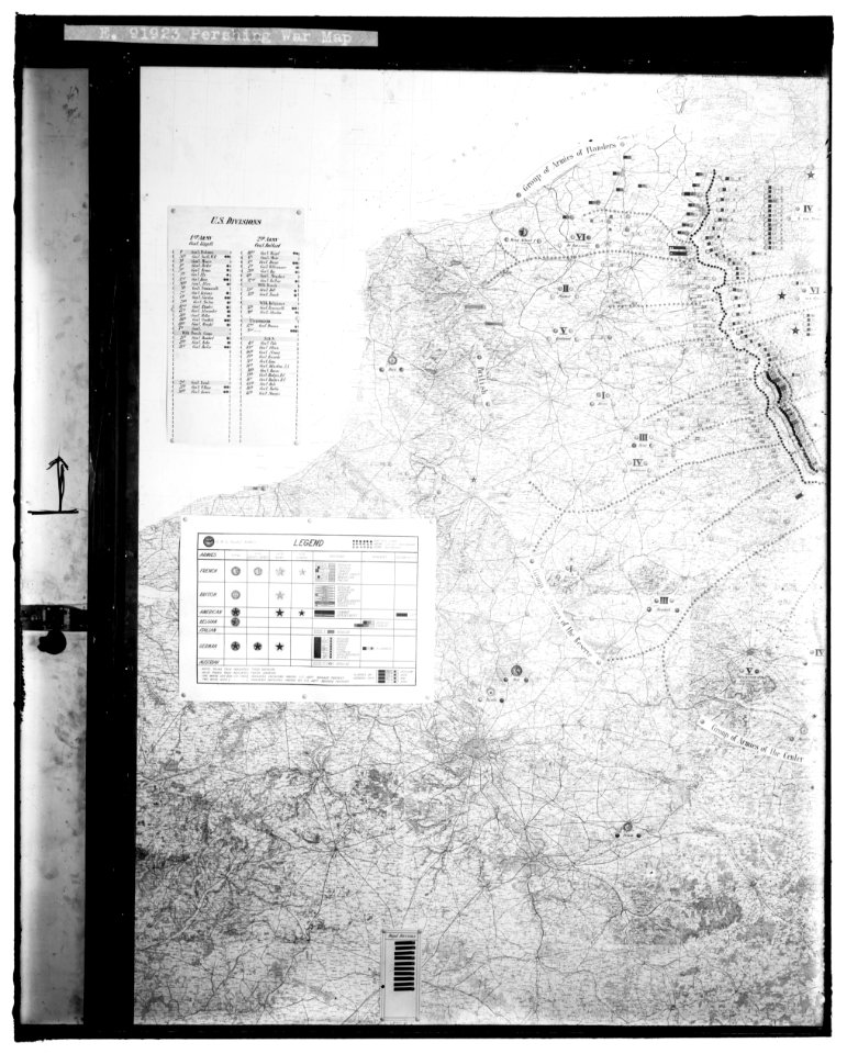 PERSHING WAR MAP LCCN2016861792