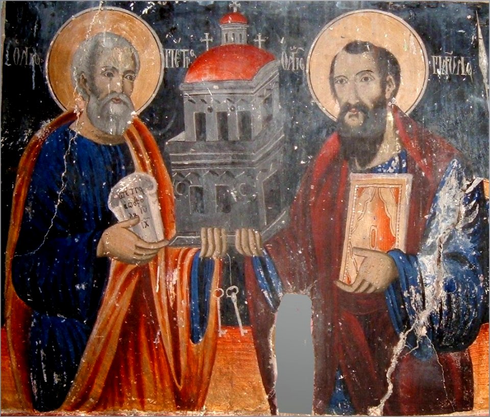 Peter and Paul Fresco Mary Evraida Church