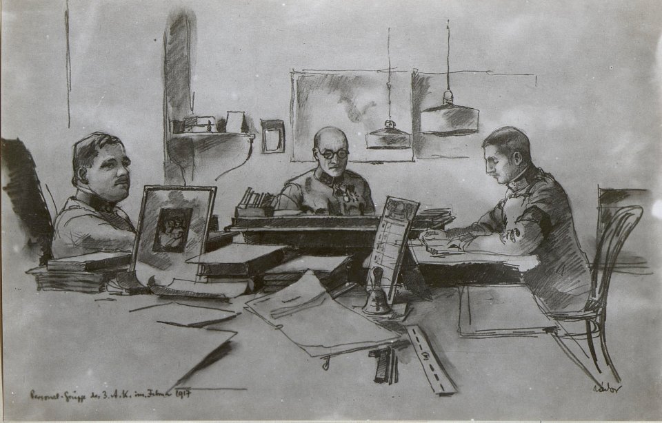 Personal Gruppe des 3. Armeekommandos (BildID 15652383)