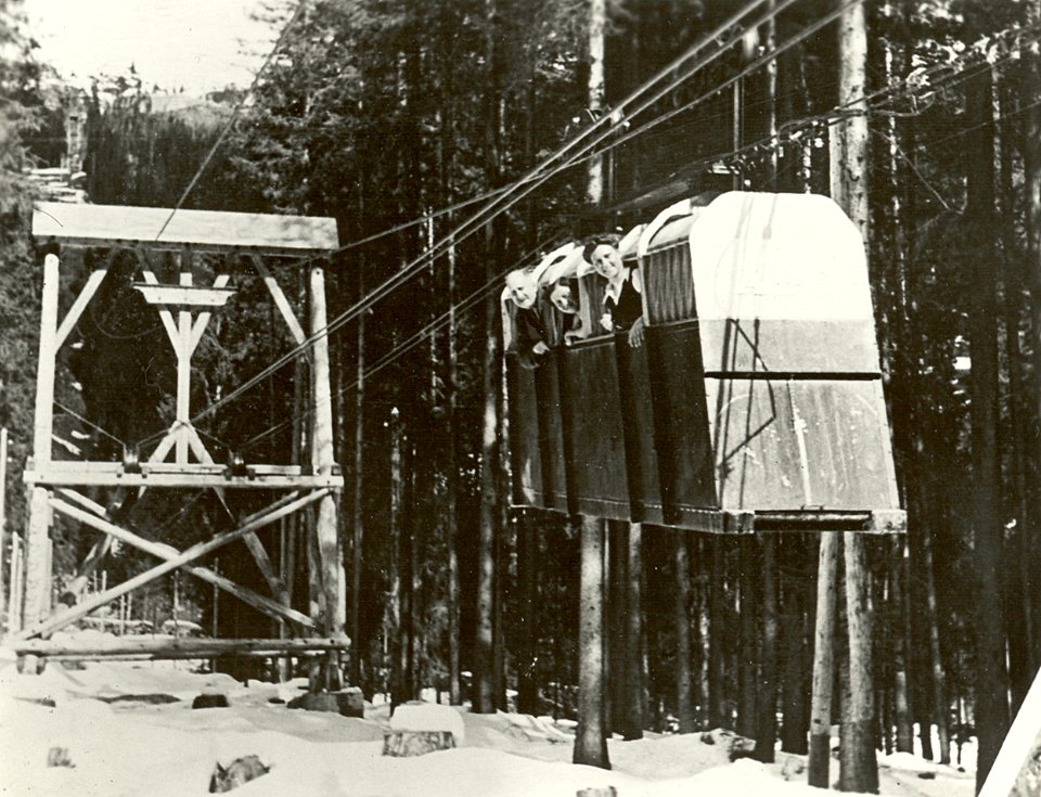 Personenseilbahn beim Magnesitbergwerk Tux