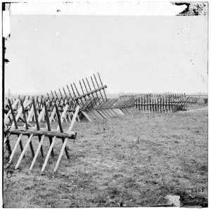 Petersburg, Virginia. Chevaux-de-frise in front of Confederate works LOC cwpb.02603