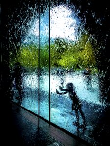 Kid water dripping