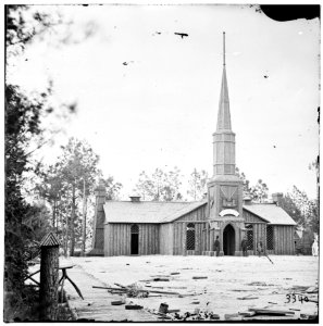 Petersburg, Virginia. Church built by 50th New York Engineers at Poplar Grove LOC cwpb.02851