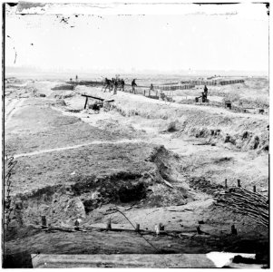 Petersburg, Virginia. Confederate breastworks in front of Petersburg LOC cwpb.02629