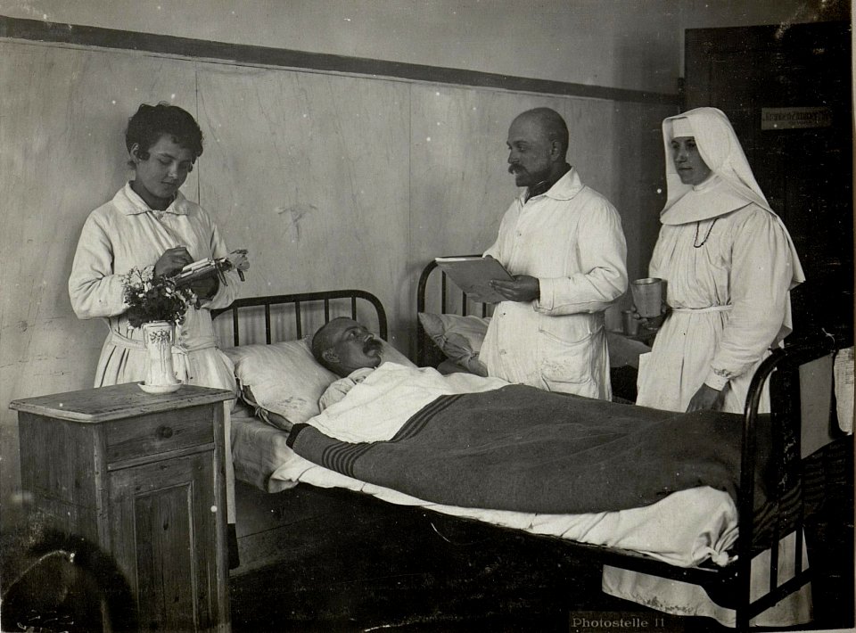 Pergine.Epidemiespital.Krankenpflege. (BildID 15641394)