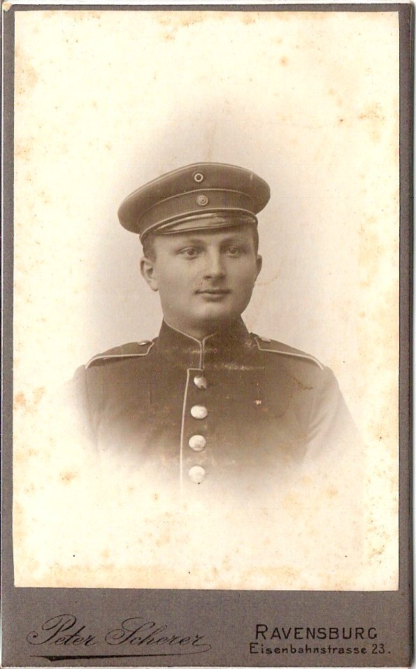 Peter Scherer Portrait Soldat