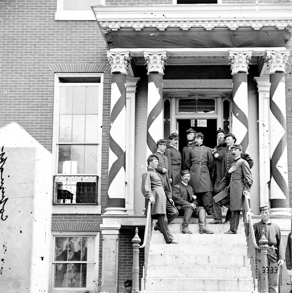 Petersburg, Virginia. Gen. Edward Ferrero and staff