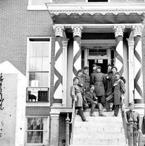 Petersburg, Virginia. Gen. Edward Ferrero and staff