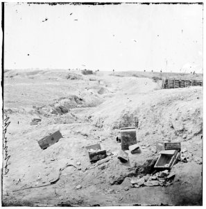Petersburg, Virginia. Interior view of Confederate works LOC cwpb.02636
