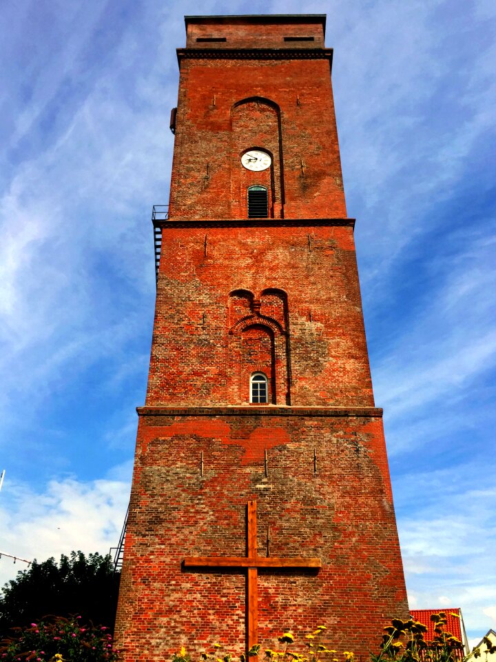 Tower north sea island of east frisian island