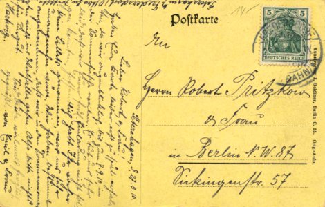 Petershagen, Brandenburg - Kolonie, Teilungssee (back) (Zeno Ansichtskarten)