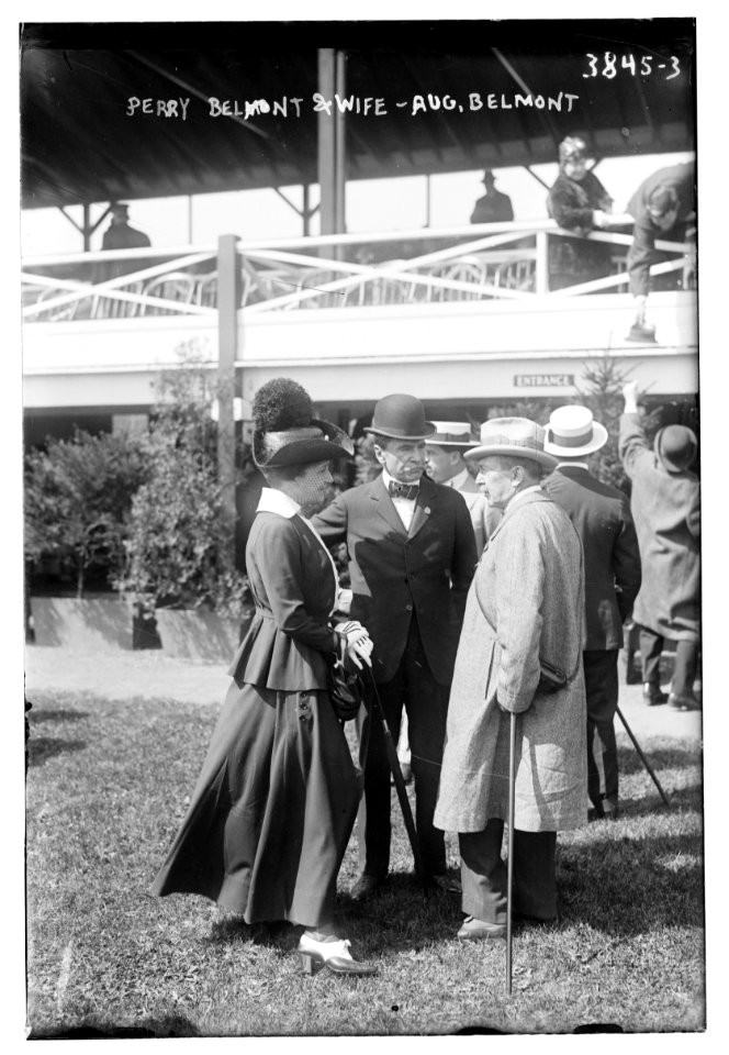 Perry Belmont & wife - Aug. Belmont LCCN2014701597
