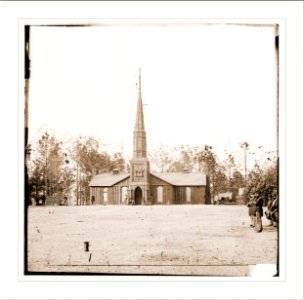 Petersburg Virginia. Church built by 50th New York Engineers. Date c. 1865