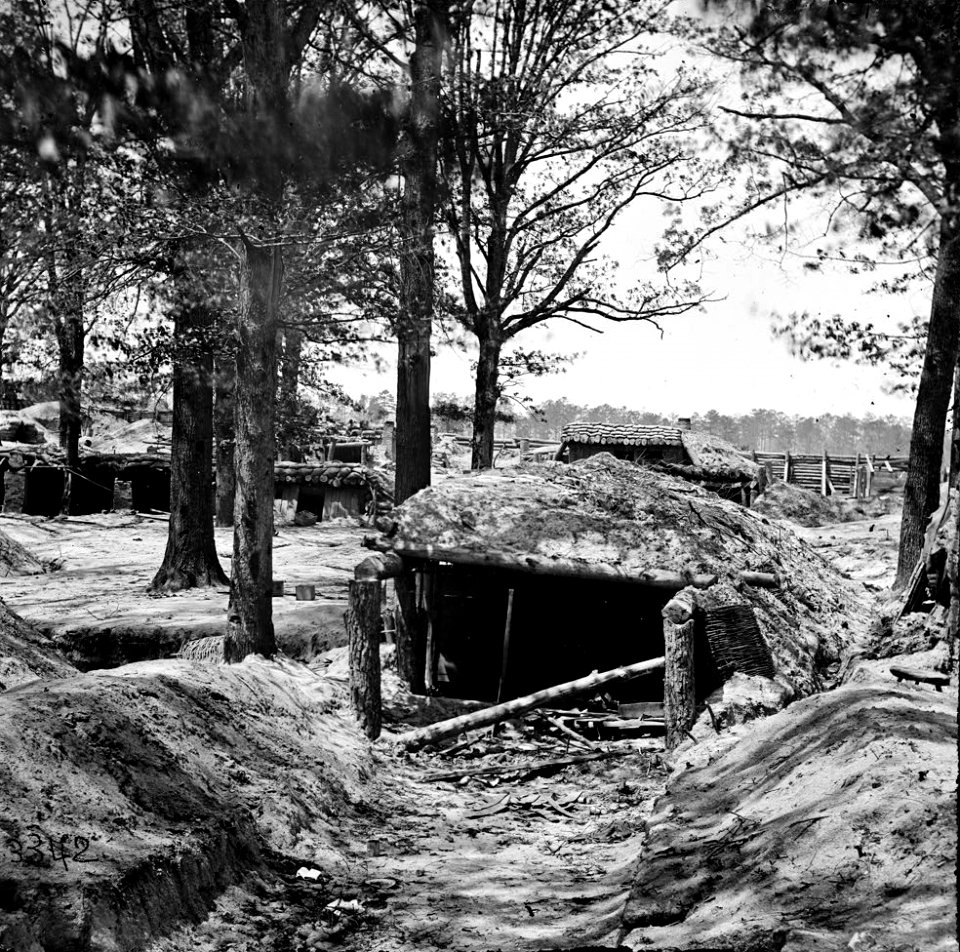 Petersburg, Va. Interior of Fort Steadman