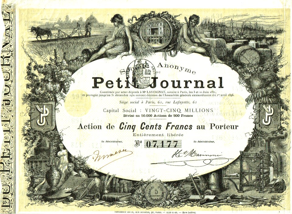 Petit Journal 1896