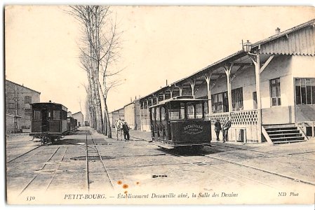 Petit-Bourg - Etablissement Decauville aine, la Salle des Dessins (ND Phot)