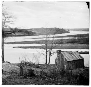 Petersburg, Virginia (vicinity). View of James River and canal LOC cwpb.02258