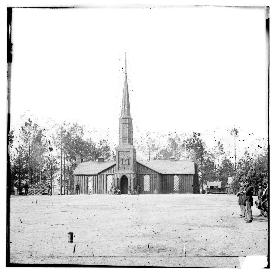 Petersburg, Virginia. Church built by 50th New York Engineers. LOC cwpb.00989