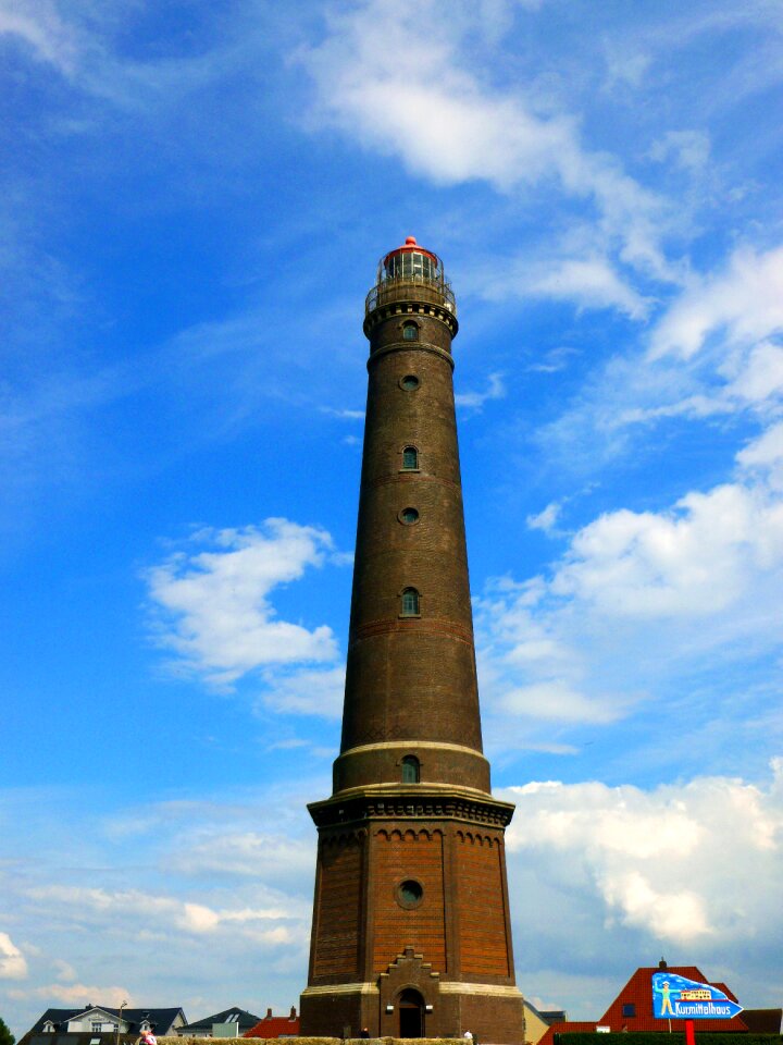 Great lighthouse borkum shipping