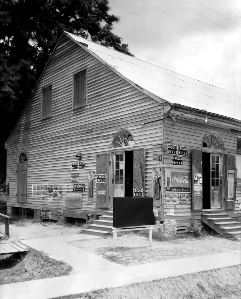 Petitin's Store, Grand Coteau 1938 BFJ Creole Belle Corner