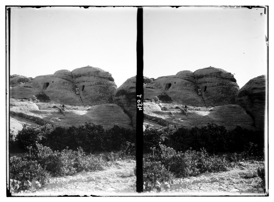 Petra (Wadi Musa). 'Troglodite dwellings.' Near Bb es-Siq LOC matpc.03068