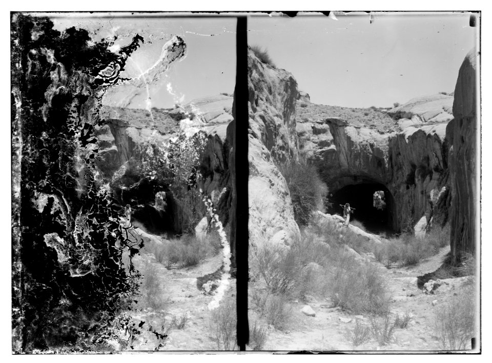 Petra (Wadi Musa). El Muzlim tunnel. Tunnel made to drain water away from es-Siq LOC matpc.09382