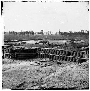 Petersburg, Virginia. Interior view of Fort Sedgwick LOC cwpb.02838