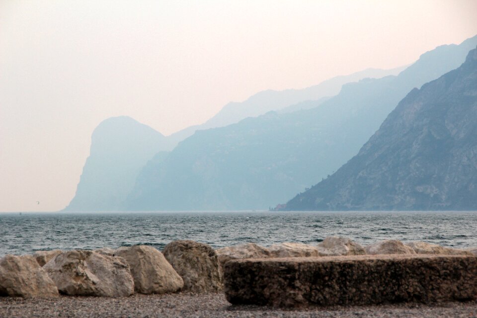 Landscape mountains water