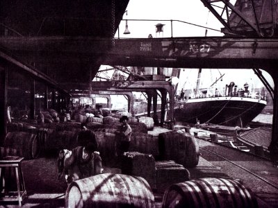 Petersenkai Hamburg um 1900
