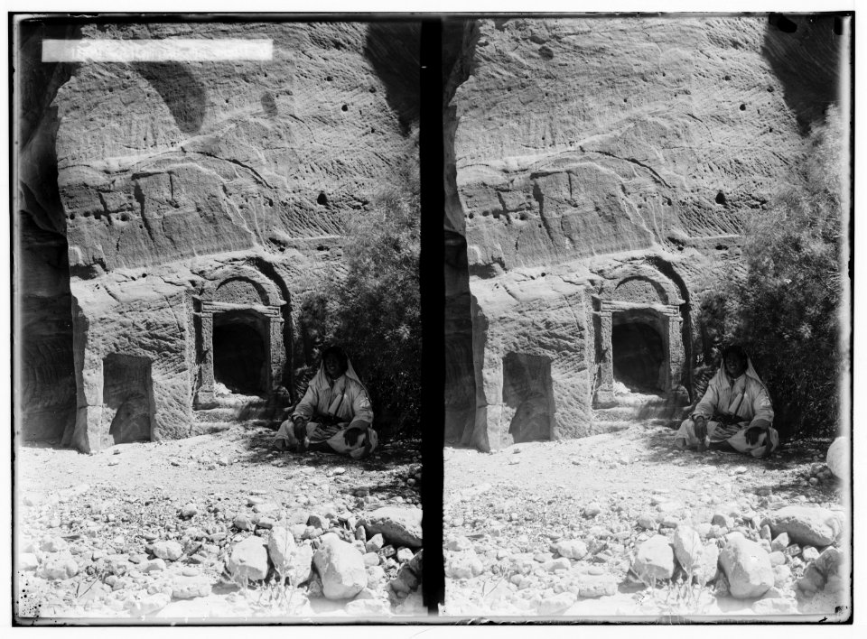 Petra in Transjordan. Altar in the Sik LOC matpc.01636
