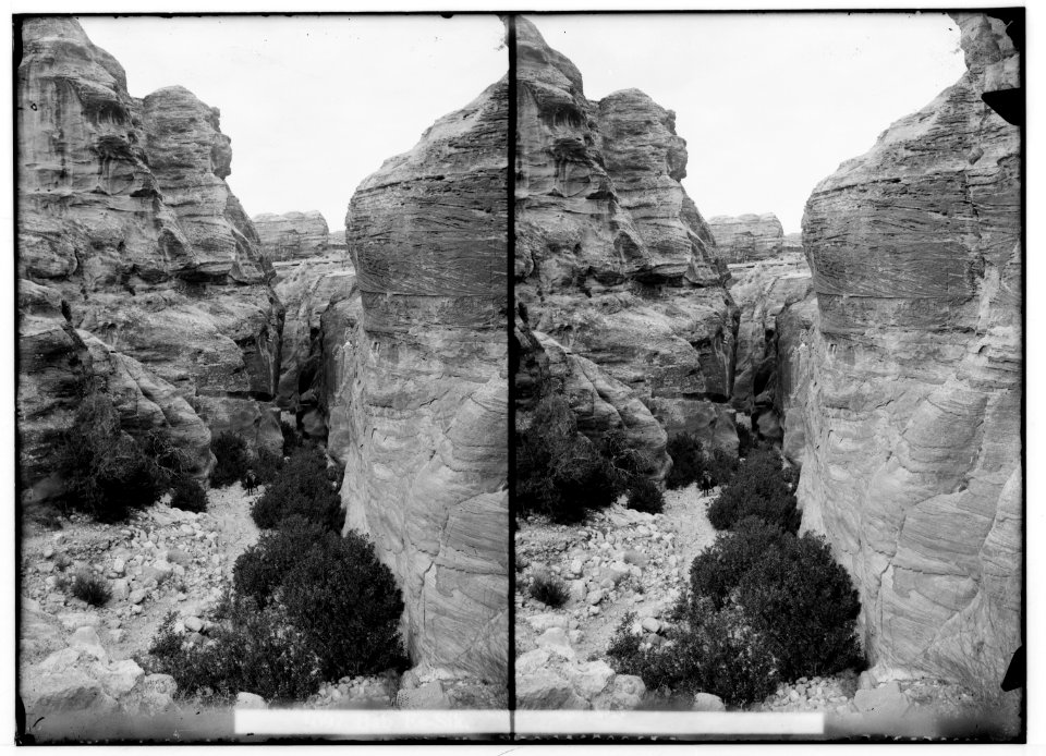 Petra in Transjordan. Bab Es-Sik LOC matpc.01634