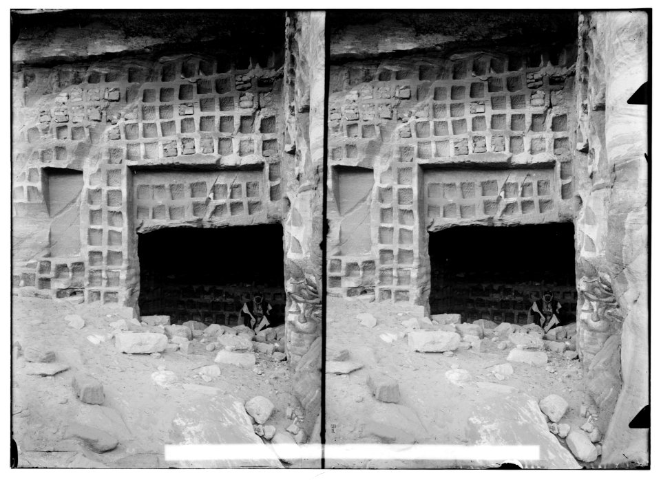 Petra in Transjordan. Columbarium LOC matpc.01652
