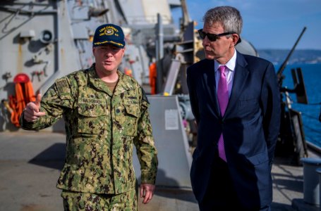 Peter Halvorsen and Geoffrey Pyatt 180319-N-KA046-0267 (40920706211)
