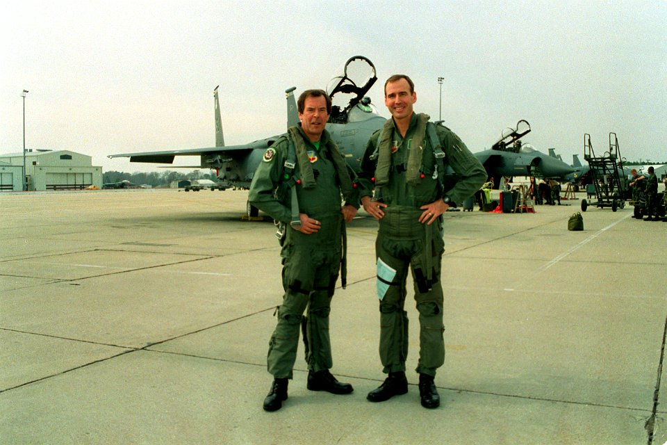 Peter Jennings and Charlie Heald