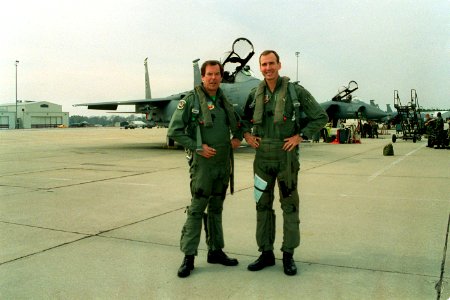 Peter Jennings and Charlie Heald
