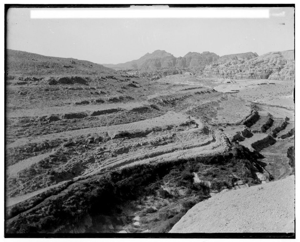 Petra in Transjordan. Mountains of Petra from Elji LOC matpc.00105