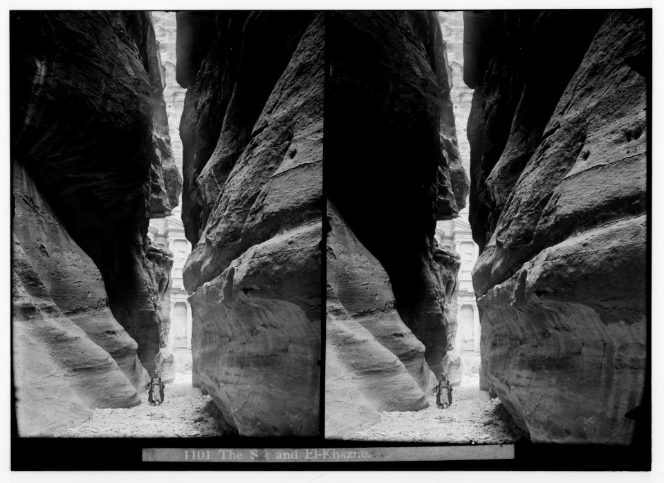 Petra in Transjordan. Sik and el-Khazne LOC matpc.01638