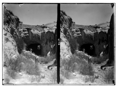 Petra (Wadi Musa). El Muzlim tunnel. Tunnel made to drain water away from es-Siq LOC matpc.03069