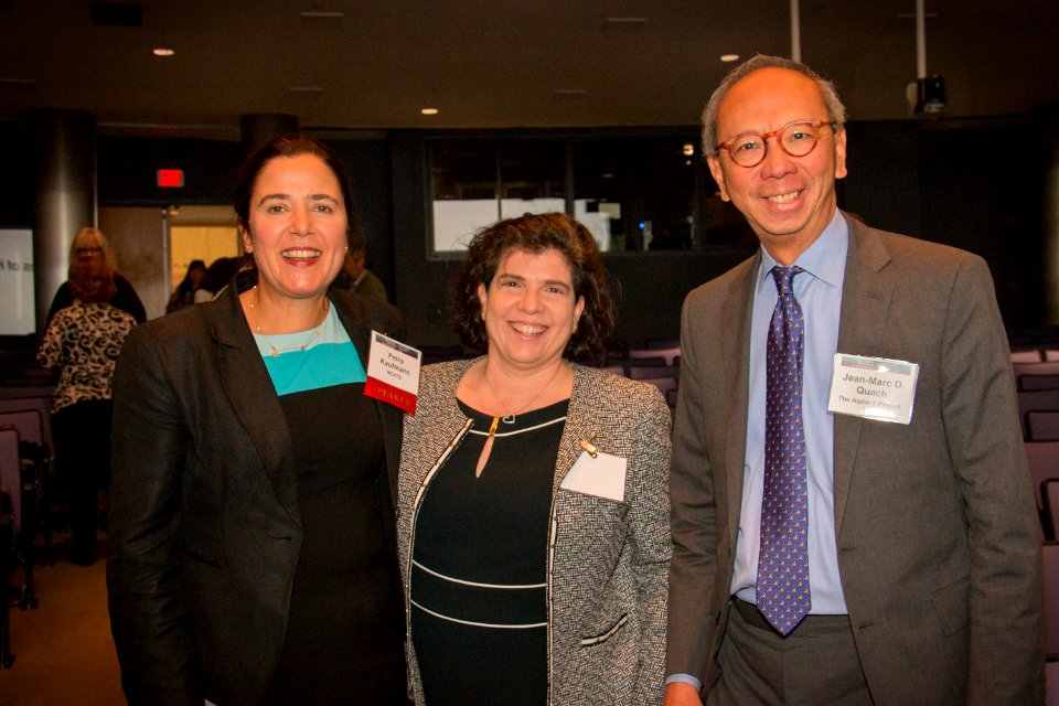 Petra Kaufmann, Jeanine D'Armiento, and Jean-Marc Quach at NCATS Patient Toolkit Workshop 2017
