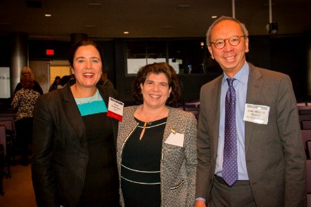 Petra Kaufmann, Jeanine D'Armiento, and Jean-Marc Quach at NCATS Patient Toolkit Workshop 2017