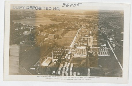 Peterboro Ontario from an Aeroplane (HS85-10-36005) original