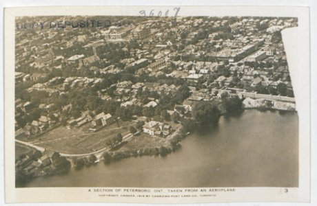 Peterboro Ontario from an Aeroplane (HS85-10-36007) original