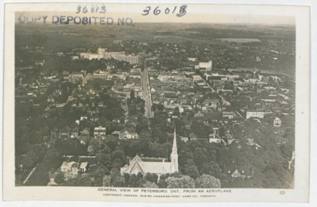 Peterboro Ontario from an Aeroplane (HS85-10-36013) original