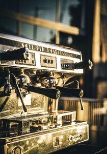 Espresso machine kitchenware photo